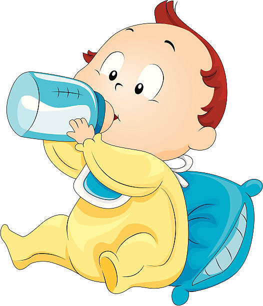 526x612 Baby Clipart Drinking Bottle