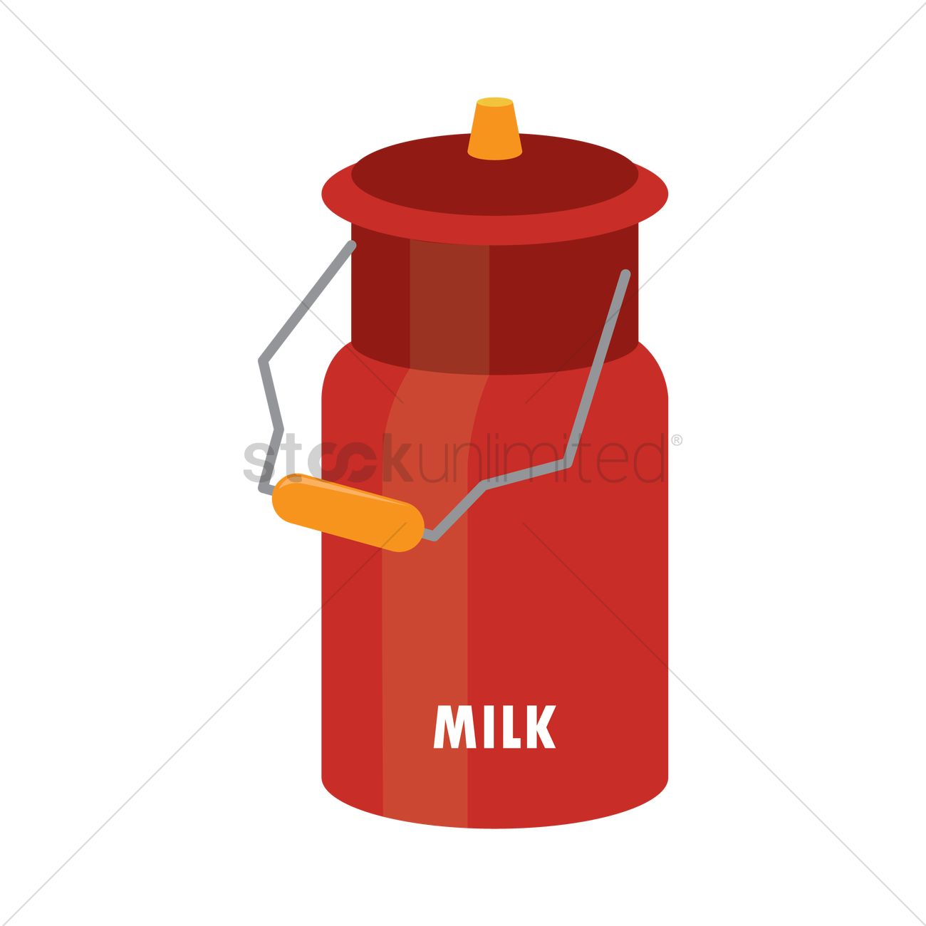 1300x1300 Milk Can Vector Image