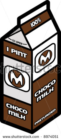 207x470 Chocolate Milk Carton Clipart 1869098