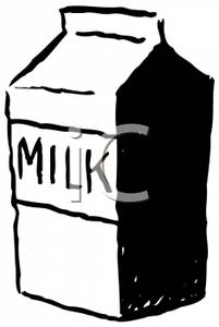 201x300 Art Image A Milk Carton In Black And White