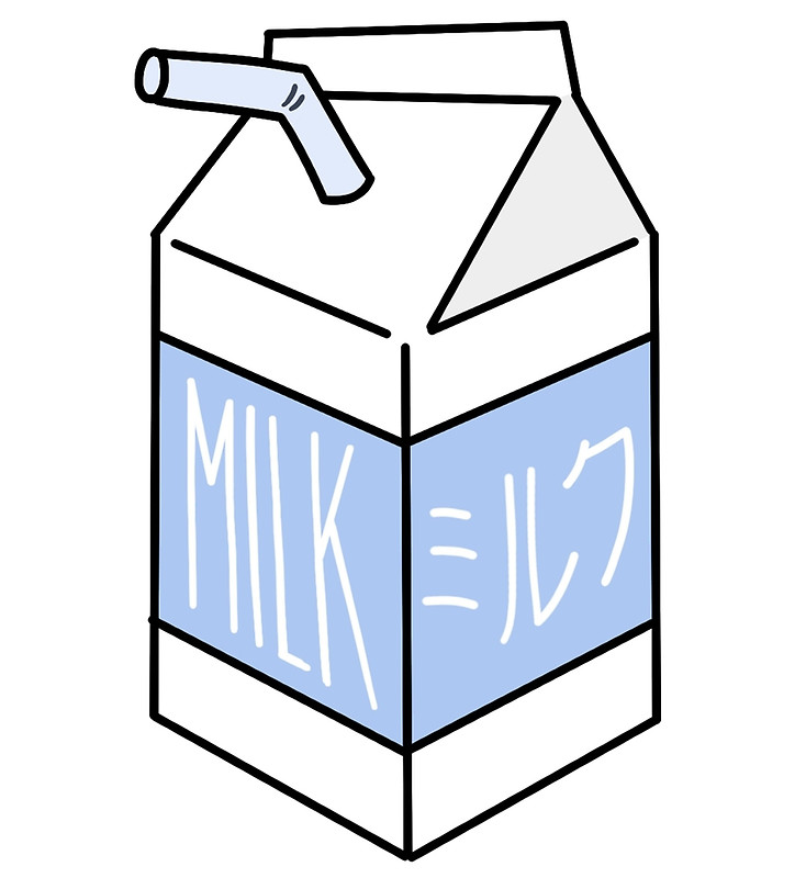 734x800 Milk Carton Clipart Blue