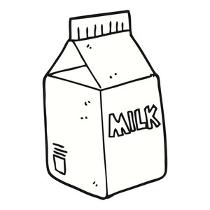 Milk Carton Clipart Black And White | Free download on ClipArtMag