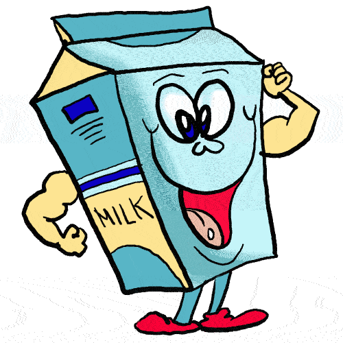 500x500 Milk Clipart Funny