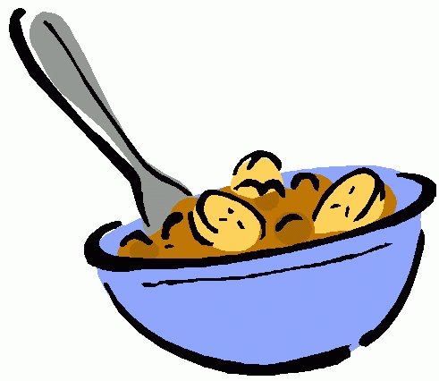 491x426 Breakfast Clipart Milk Cereal