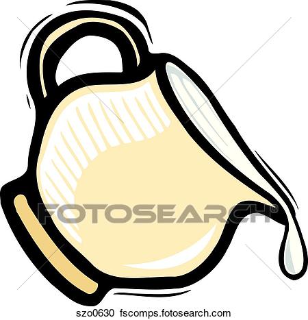 450x467 Stock Illustrations Of Jug Pouring Cream Szo0630