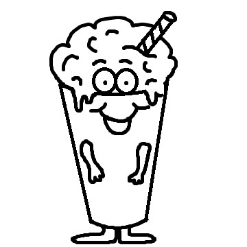 360x360 50s Milkshake Clipart