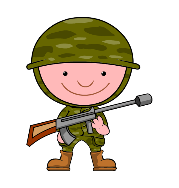 600x630 Military Clipart Veteran