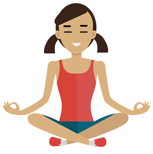 500x504 Meditation Clipart Calm Face