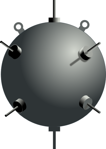 426x599 Marine Mine Clip Art