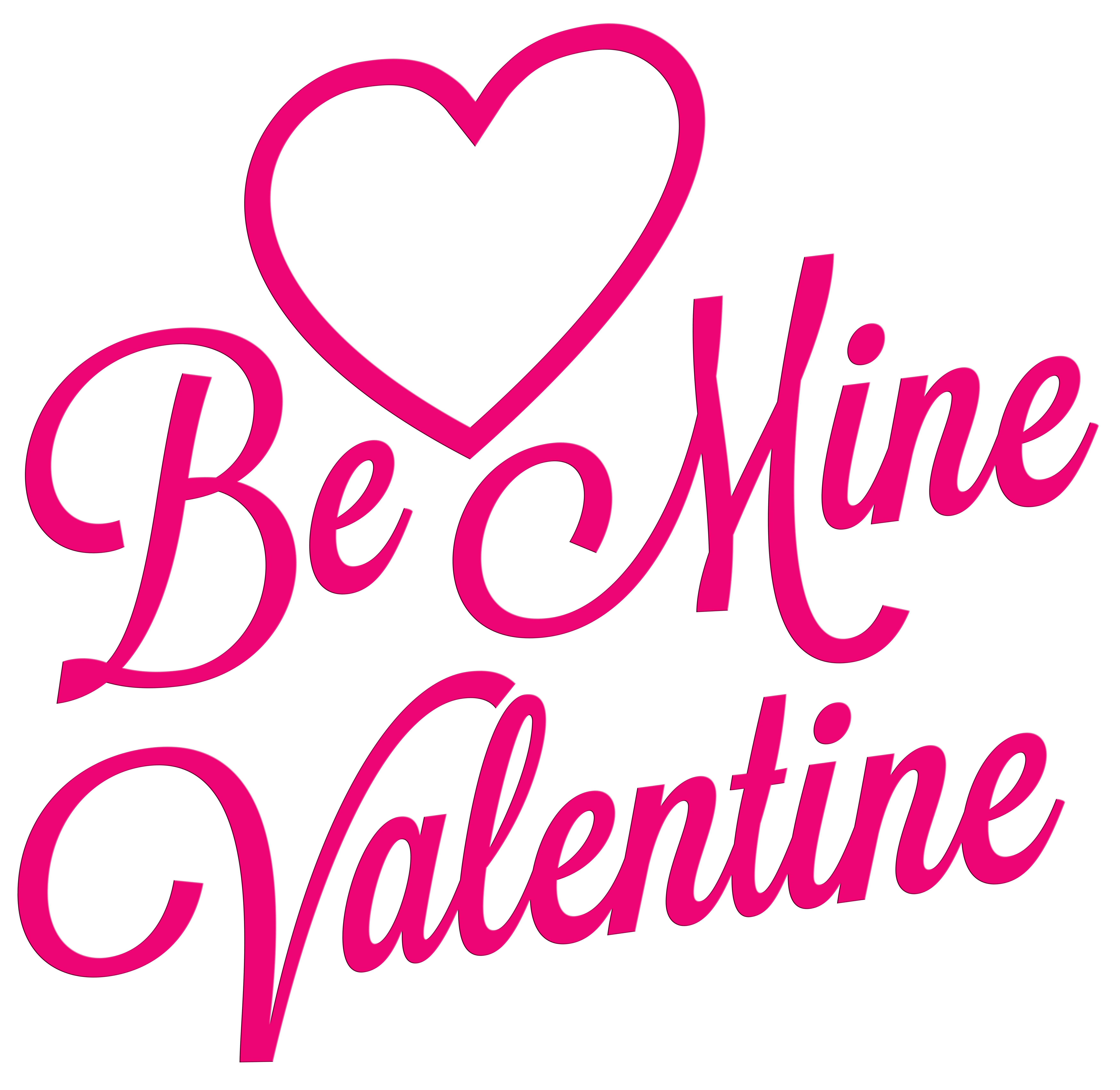 7000x6815 Be Mine Valentine Transparent Png Clip Art Imageu200b Gallery