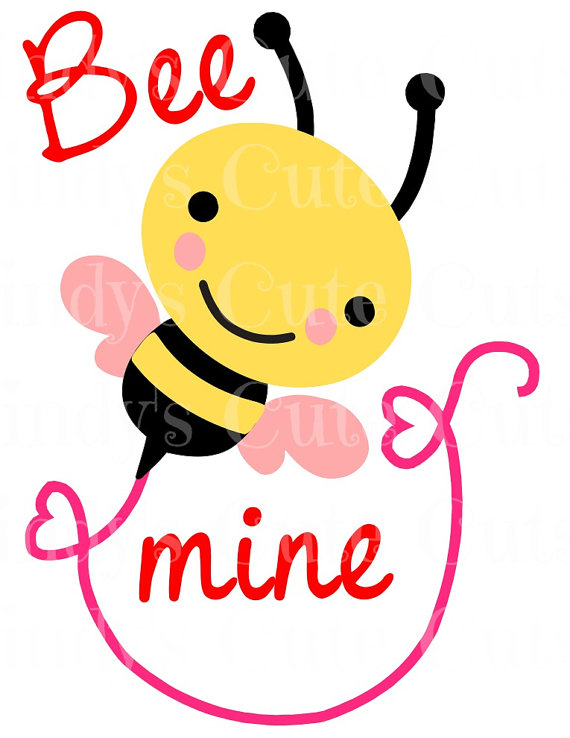 570x738 Valentine's Day Clipart Bee