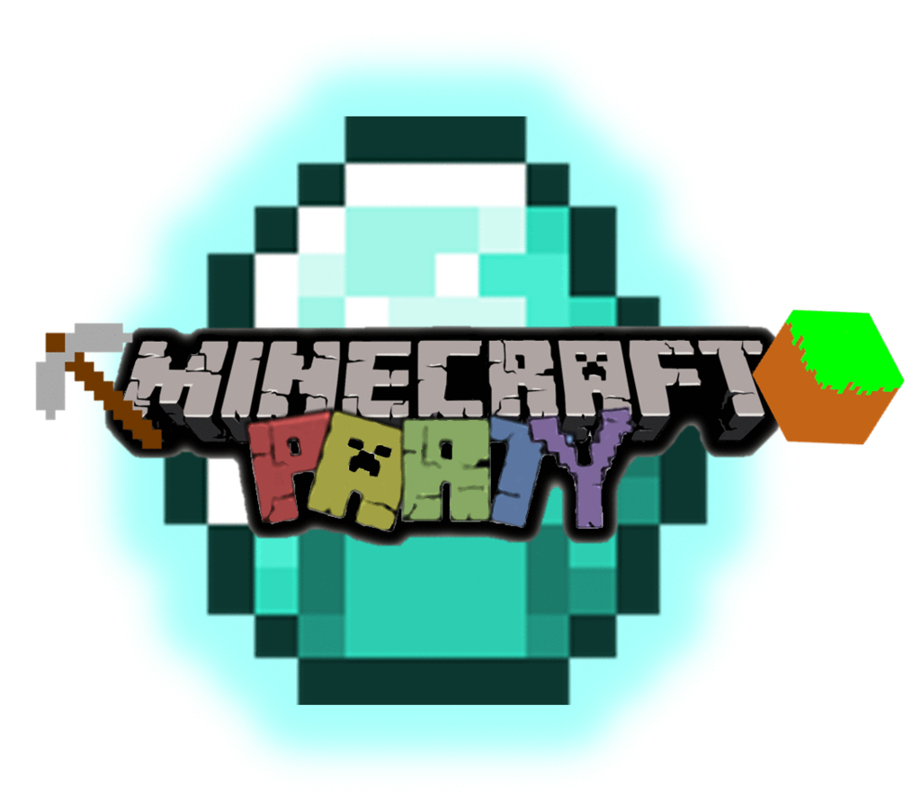 1024x891 Minecraft Birthday Clipart