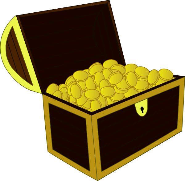 600x586 Treasure Chest Clip Art