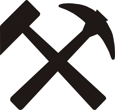 376x359 Coal Miner Hat Clip Art