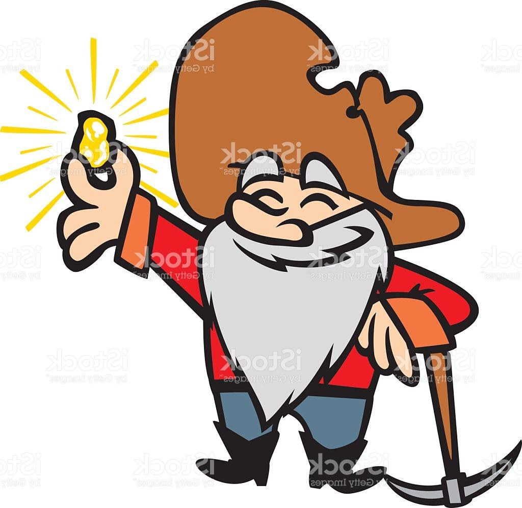 1024x996 Unique Gold Miner Vector Image