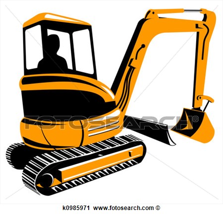450x431 Excovator Clipart Cartoon