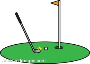 300x215 Mini Golf Clipart