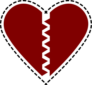300x278 Broken Heart Clip Art Download