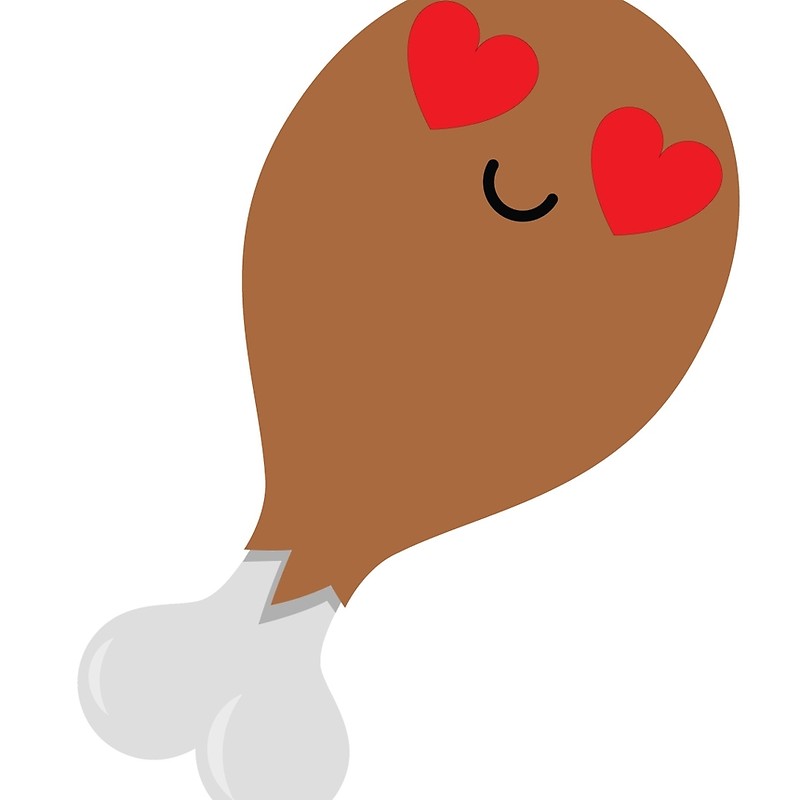 800x800 Chicken Drumstick Emoji Heart And Love Eye Mini Skirts By