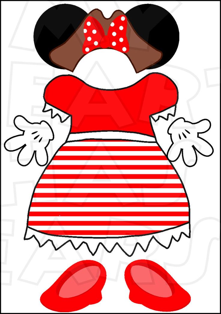 736x1048 Mini Clipart Minnie Mouse Dress
