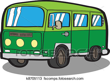 450x331 Clipart Of Minivan Cartoon Car K8705113