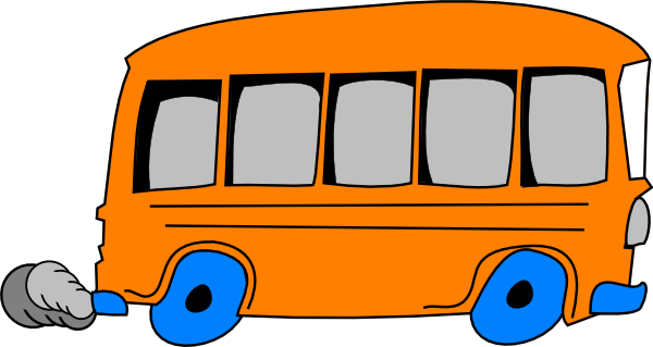 600x319 Orange School Bus Clip Art