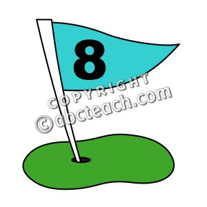 300x300 Funny Golf Flag Clipart