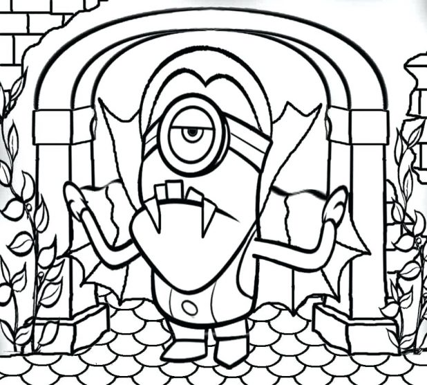 618x556 Minion Coloring Pages Printable 98 Cool Free Sheets Free Printable