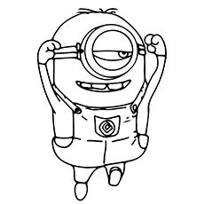 230x230 25 Cute Minions Coloring Pages For Your Toddler