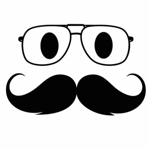 512x512 Gezicht Van Snor Silhouettes Silhouettes