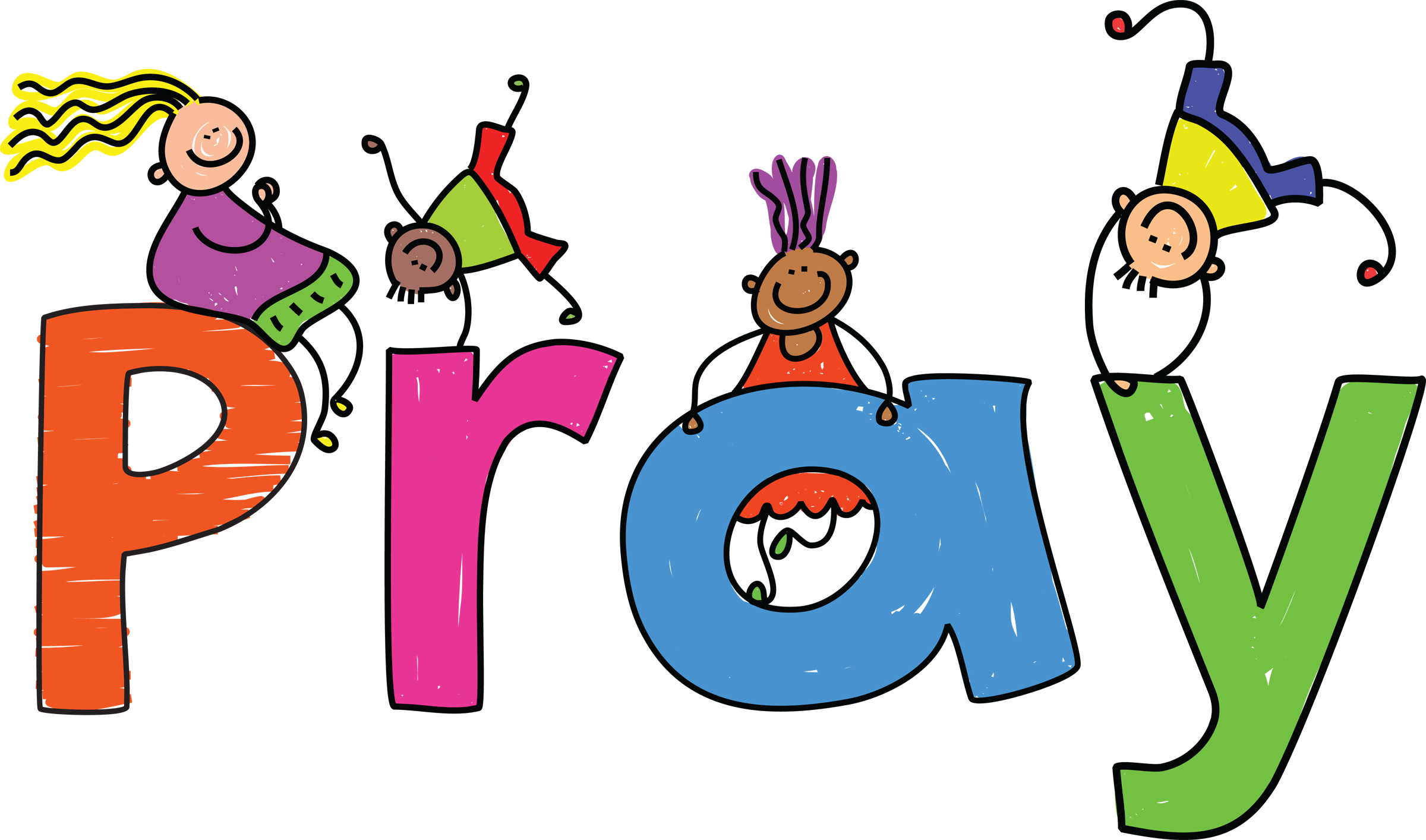 2400x1414 Prayer Time Clipart