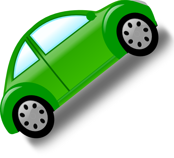 600x545 Green Car Clip Art