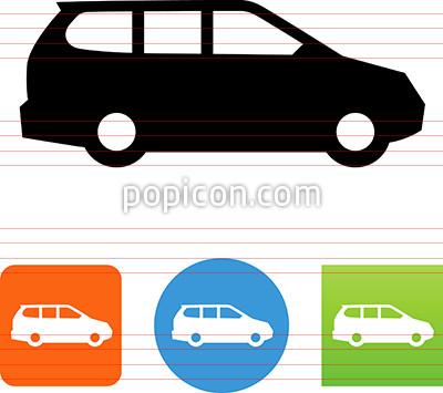 400x355 Minivan Profile Icon