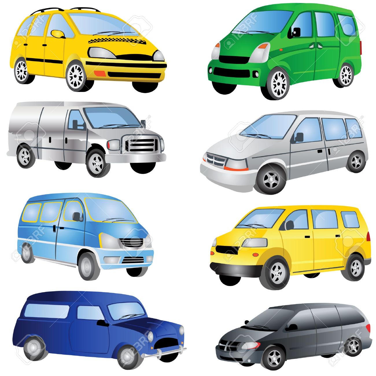 1300x1300 Mini Van Car Clipart