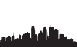 Minneapolis Skyline Vector Clipart | Free download on ClipArtMag