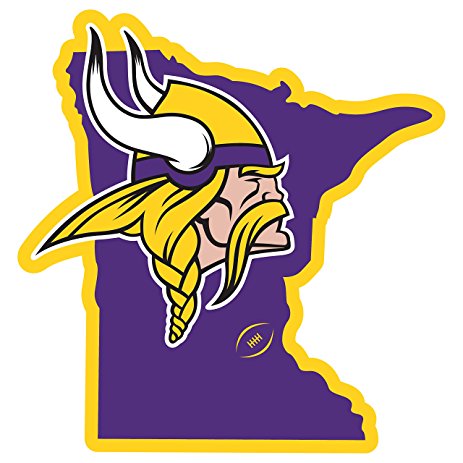463x463 Nfl Minnesota Vikings Home State Magnet, 11, Purple