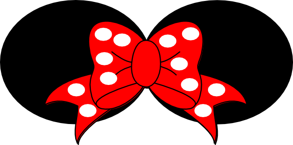 600x297 Minnie Mouse White Clip Art