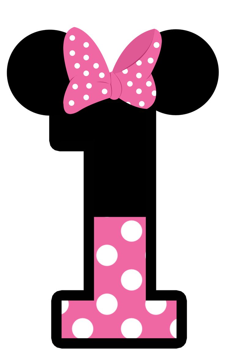 Minnie Mouse 1st Birthday Clipart | Free download on ClipArtMag