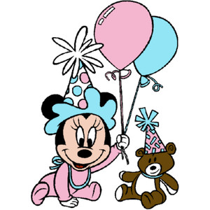 300x300 Minnie Mouse Birthday Clipart