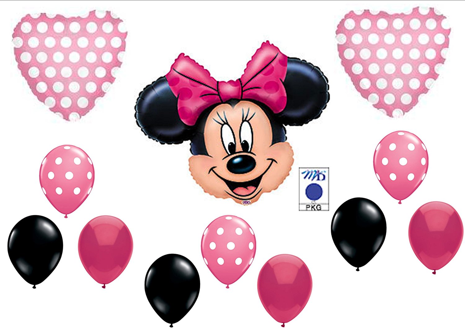 1500x1061 Pink Minnie Mouse Birthday Party Balloons Decorations