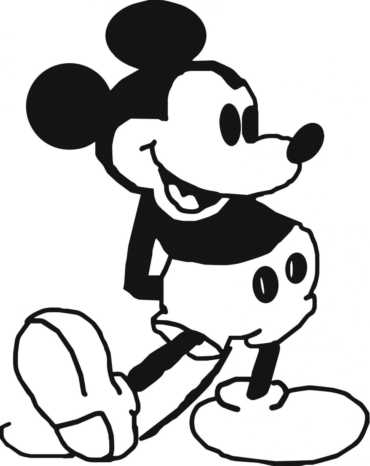 Minnie Mouse Black And White | Free download on ClipArtMag