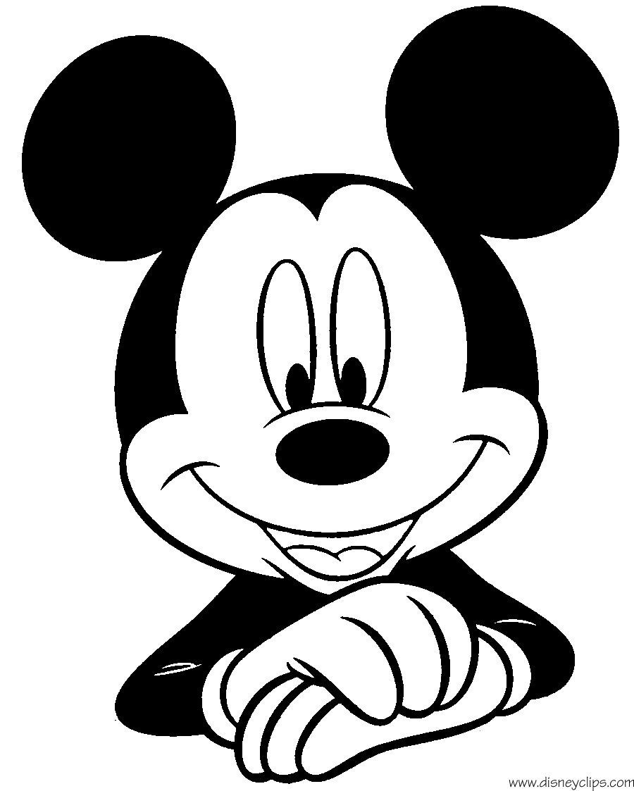 Minnie Mouse Black Face Clipart | Free download on ClipArtMag