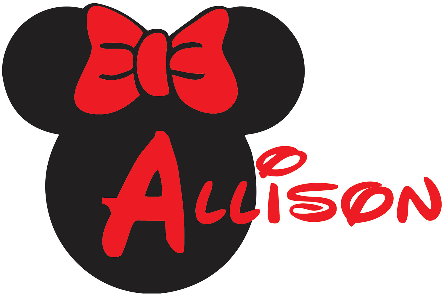 1500x1000 Minnie Mouse Silhouette