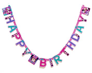 355x284 Minnie Mouse Bow Tique Birthday Party Banner, Party