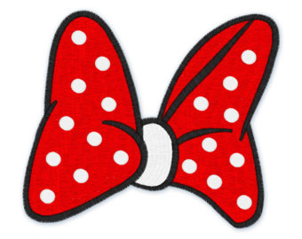340x270 Red Minnie Mouse Bow Clipart