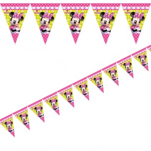 305x305 Disney Minnie Mouse Bow Tique Party Flag Bunting