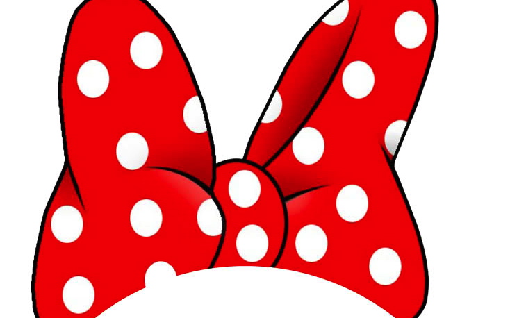 734x458 Ribbon Clipart Minnie Mouse
