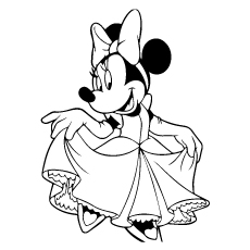 230x230 Top 25 Free Printable Cute Minnie Mouse Coloring Pages Online