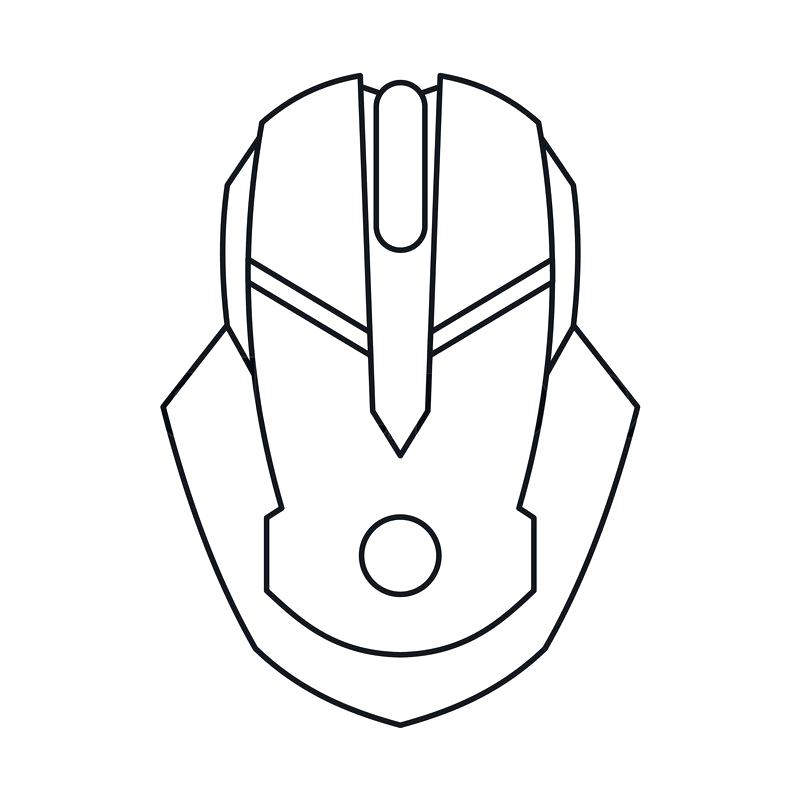 800x800 Outline Of A Mouse