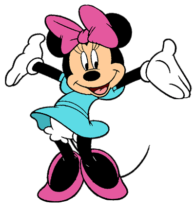 400x430 Minnie Mouse Clip Art 3 Disney Clip Art Galore